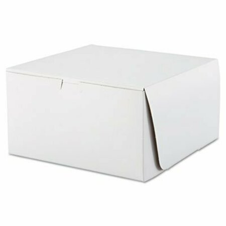 SOUTHERN CHAMPION SCT, Tuck-Top Bakery Boxes, 10w X 10d X 5 1/2h, White, 100/carton, PK100 0977